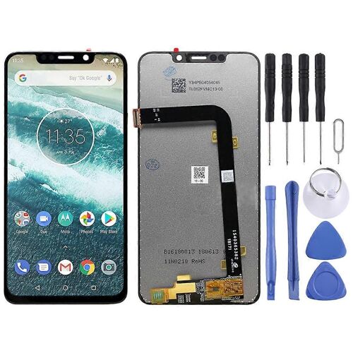 Ecran Lcd Tft Pour Motorola One Power (P30 Note) Avec Numériseur Complet (Noir)