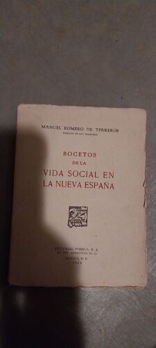 Bocetos De La Vida Social En La Nueva Espana