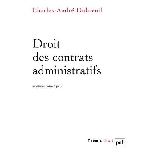 Droit Des Contrats Administratifs