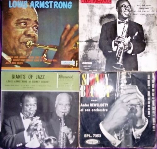 4 45 Tours Louis Armstrong Et Sidney Bechet