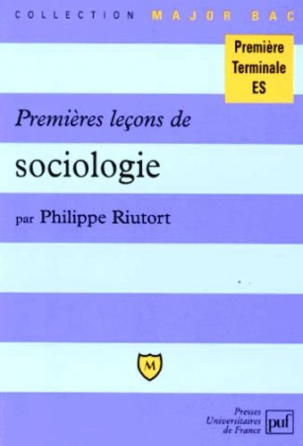 Premières Leçons De Sociologie