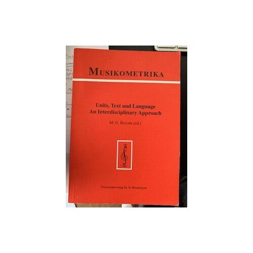 Boroda Units Text And Language : An Interdisciplinary Approach 1993