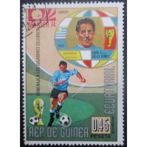 Guinee Equatoriale N°39d Coupe Du Monde De Football Allemagne 1974 Oblitéré