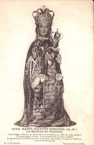 Carte Postale De Saint-Martin-Vésubie (Alpes Maritimes) La Madone De Fenestre
