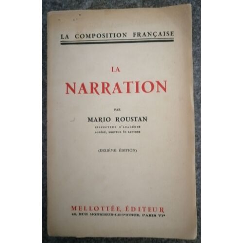 La Narration Mario Roustan