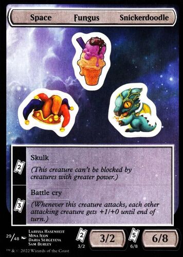 Space - Fungus - Snickerdoodle - Magic - Unfinity Vo - Sticker 29/48