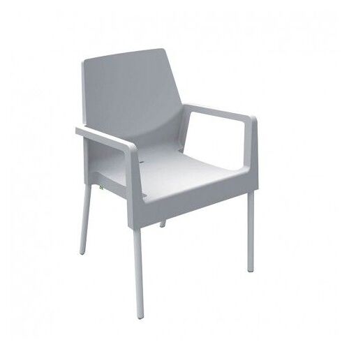 Fauteuil En Résine D Aluminium Blanc 8310b