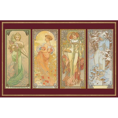 Puzzle 1000 pièces Puzzle 1000 pièces métallisé - Klimt : Les Vierges