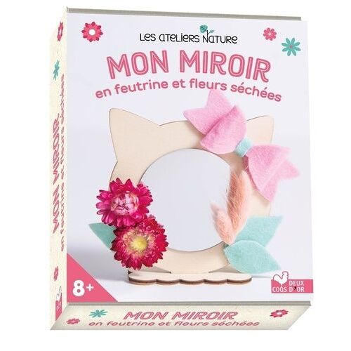 Mon Miroir En Feutrine Et Fleurs Séchées