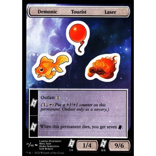 Demonic - Tourist - Laser - Magic - Unfinity Vo - Sticker 21/48