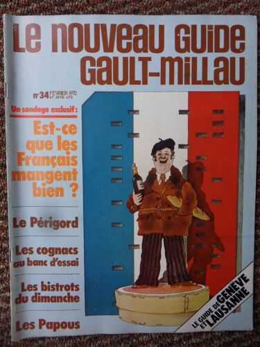 Nouveau Guide Gault Millau N°34-Fevrier 1972