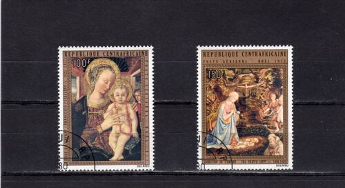 Timbres De Poste Aérienne De Centrafrique (Noël)