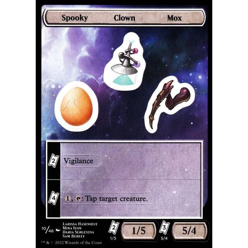 Spooky - Clown - Mox - Magic - Unfinity Vo - Sticker 10/48