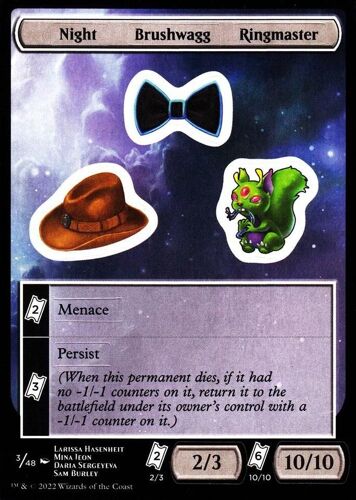 Night - Brushwagg - Ringmaster - Magic - Unfinity Vo - Sticker 3/48