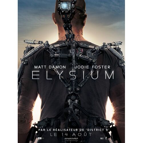 Elysium / Affiche Cinéma Originale Préventive 120x160 Cm Pliée.
