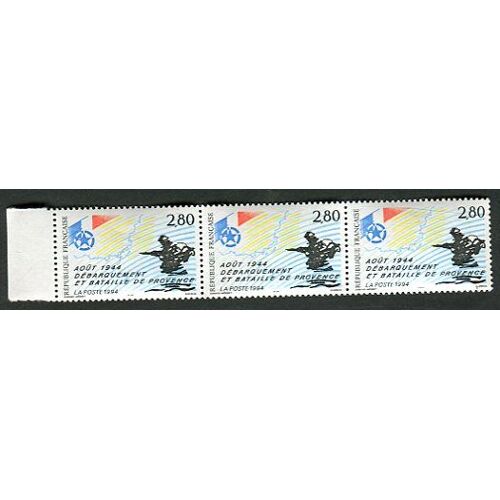 Timbres Neufs - " Août 1944 - Débarquement Et Bataille De Provence " - 2,80f - Durand-Mégret / Durrens - 1994