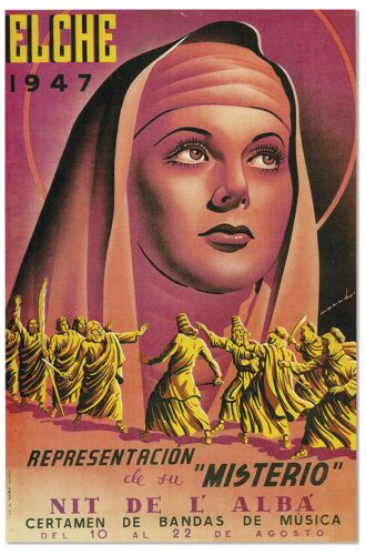 Affiche Elche 1947