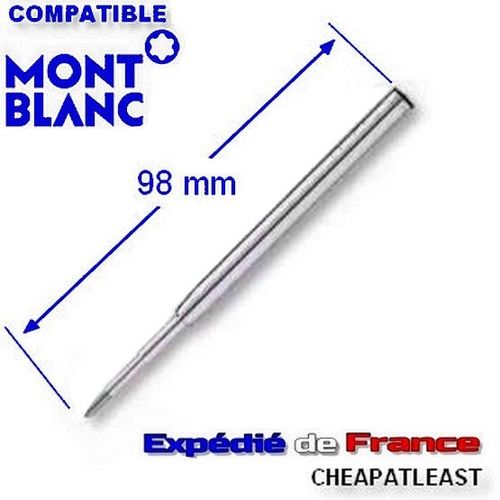 Cartouche Recharge Bleue (M) Compatible Stylo Bille Meisterstuck Mont Blanc