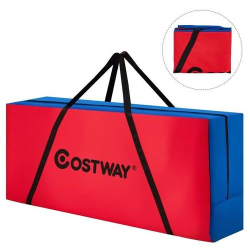 Costway Sac De Rangement Pour Jeux Puissance 4 Géant Pour Enfant Avec Poignée Et Fermeture Éclair, 120 X 29 X 48 Cm, Jeu Non Inclus