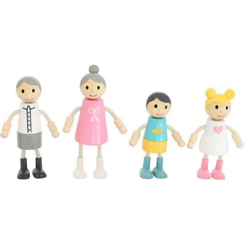 Ma Famille Poupees En Bois