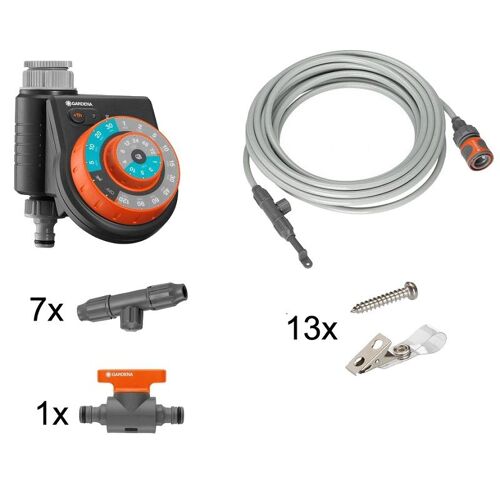 Gardena Kit brumisateur avec programmateur Easy Plus Action - 13137-34