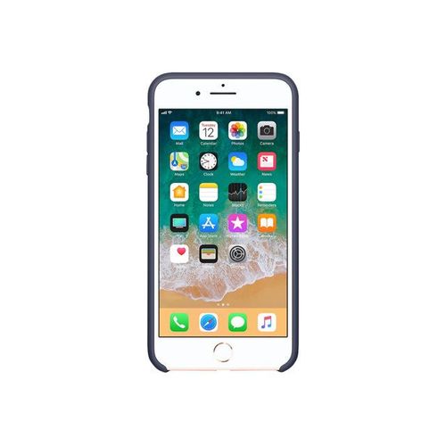 Apple - Coque De Protection Pour Téléphone Portable - Silicone - Bleu Nuit - Pour Apple Iphone 7 Plus