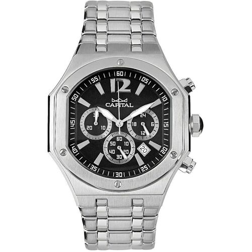 Montres Chronographes Montre Chronographe Homme Capital Time For Men Trendy Cod. Ax348-02 Capital Ax348-02