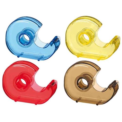 Wonday Dévidoir Escargot Pour Adhésif 19 Mm X 33 M Lame Acier Coloris Assortis