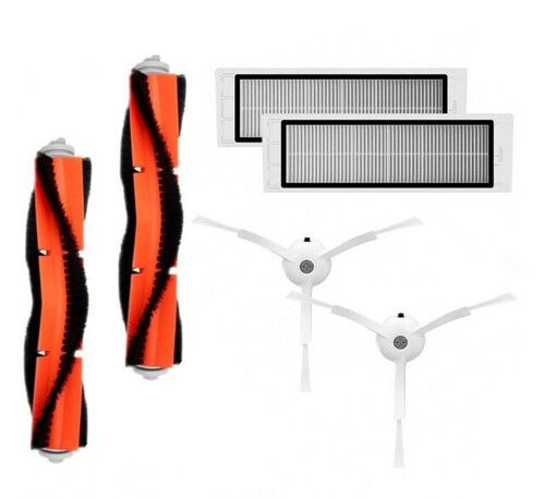 Brosse principale, 2 filtres hepa et 2 brosses latérales pour robot Xiaomi mijia roborock s50 s51, nouveauté