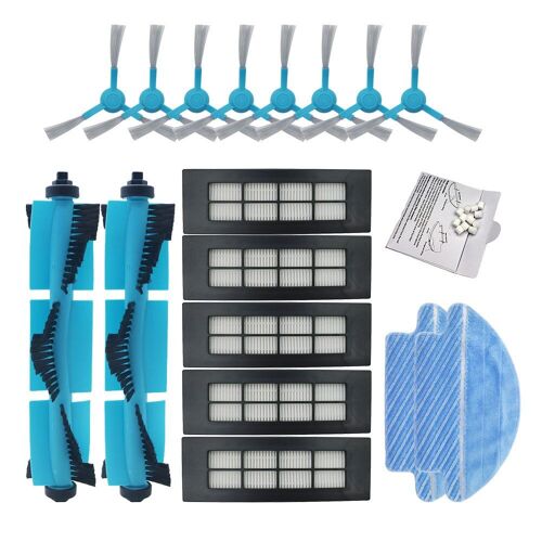 Pièces d'aspirateur pour Cecotec Conga série 3090, brosse à rouleau, filtre Hepa, brosse latérale, filtre de réservoir d'eau, tampon de vadrouille en tissu, accessoires