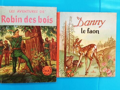 2 Livres Jeunesse Robin Des Bois Et Danny Le Faon
