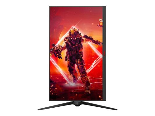 AOC AGON AG275QXN - AG5 Series - écran LED - jeux - 27" - 2560 x 1440 QHD @ 165 Hz - VA - 400 cd/m² - 3000:1 - DisplayHDR 400 - 1 ms - 2xHDMI, 2xDisplayPort - noir, rouge
