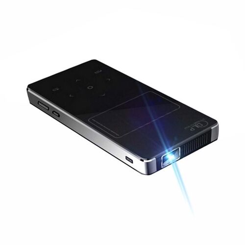 Mini Projecteur Android Miracast Bluetooth Vidéoprojecteur DLP HDMI Noir YONIS