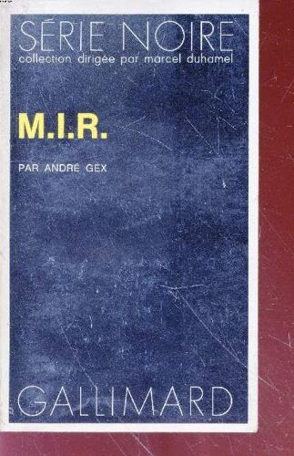 M.I.R. Collection Série Noire N°1622