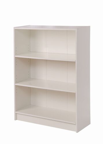 Bibliothèque étendue à faible large blanc