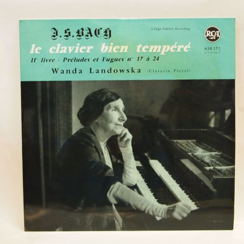 Bach Clavier Bien Tempere Preludes Et Fugues Landowska