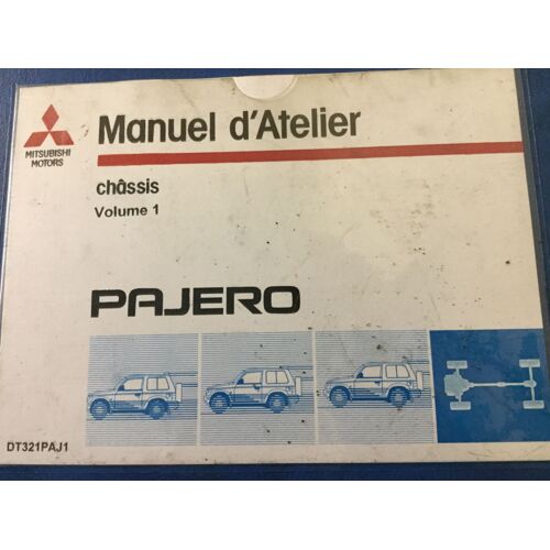 Manuel Atelier Châssis I Et Ii Pour Mitsubishi Pajero Moteurs 6g72 6g74 4d56 4m40