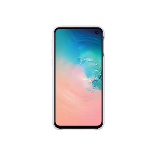 Samsung Leather Cover Ef-Vg970 - Coque De Protection Pour Téléphone Portable - Cuir - Blanc - Pour Galaxy S10e, S10e (Unlocked), S10e Enterprise Edition