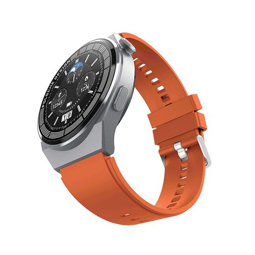 Montre Connectee Homme Femmes Hw3 Max - Ecran Tactile Full Hd Avec Fonction De Surveillance De La Santé Et Plusieurs Modes Sportifs, Avec Étanchéité - Orange