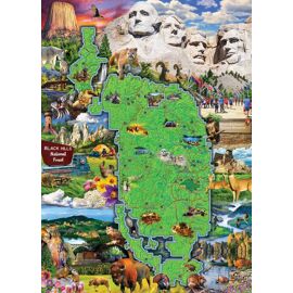 Parcs Nationaux - Black Hills - Puzzle 1000 Pièces