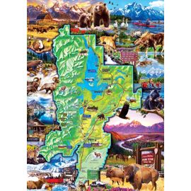 Parcs Nationaux - Grand Teton National Park - Puzzle 1000 Pièces