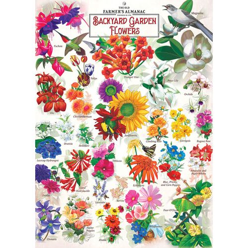 Fleurs Du Jardin - Puzzle 1000 Pièces
