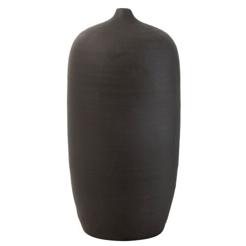 Vase Design en Ciment "Viktor" 58cm Noir