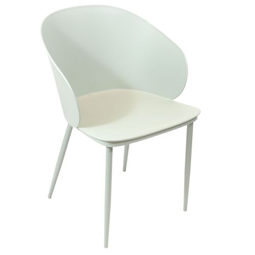 Fauteuil Design À Coque Alison - Vert D'eau