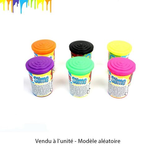 PÂTE SLIME BARIL FLUO 80G COLORÉ