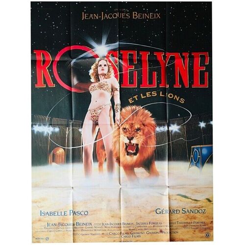 Roselyne Et Les Lions - Affiche Originale De Cinéma - Format 120x160 Cm - Un Film De Jean-Jacques Beineix Avec Isabelle Pasco, Gérard Sandoz, Gabriel Monnet, Philippe Clévenot - Année 2016