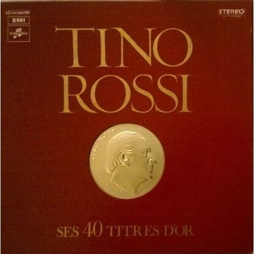 Coffret 3x 33 Tours Tino Rossi Ses 40 Titres D'or Box Set (Coffret) 3 X Vinyle Lp