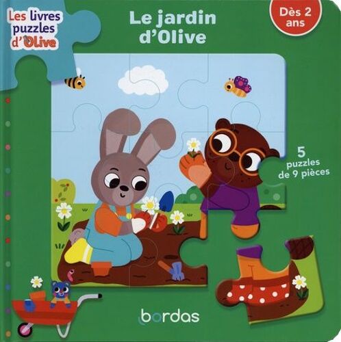 Le Jardin D'olive - 5 Puzzles De 9 Pièces
