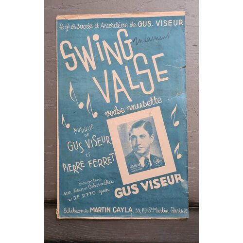 Partition Swing Valse Gus Viseur