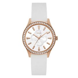 Montre Femme Guess Ladies Trend Bracelet Silicone Blanc